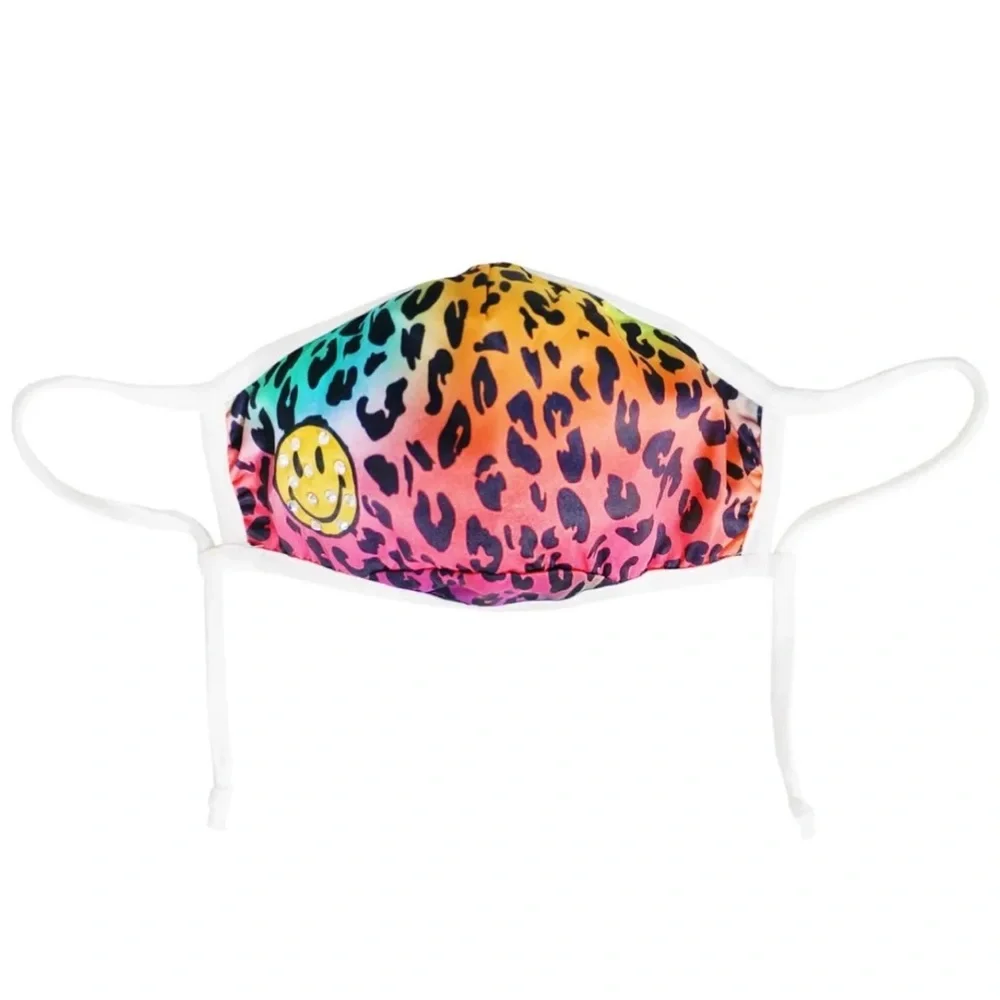 (NWT) Baby Sara - animal print face mask